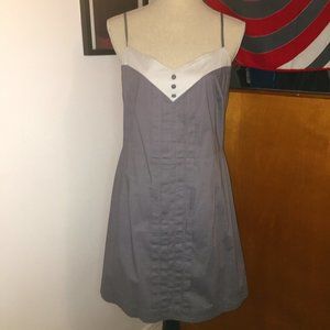 Eve Gravel Tuxedo Dress